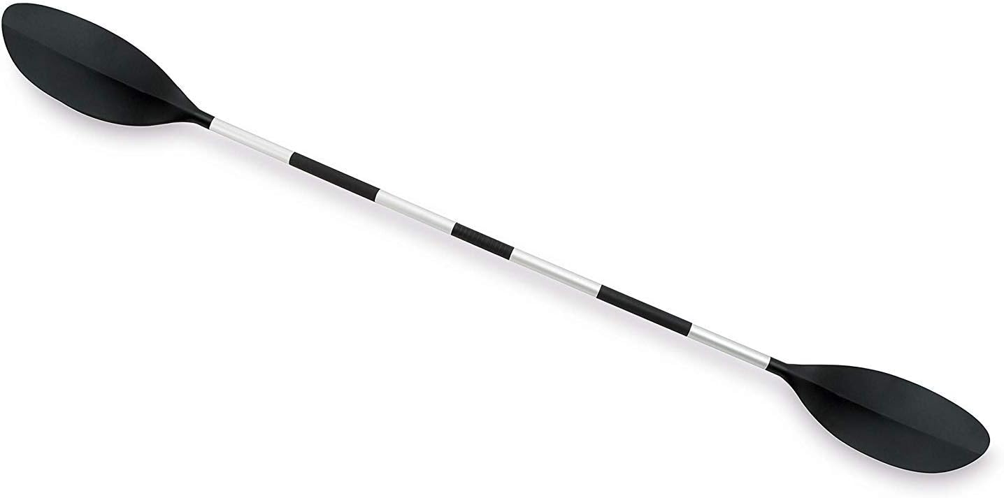 Intex 69629E 86″ Kayak Paddle: Ribbed Spoon Shaped Blades – Durable Lightweight Shaft – Comfortable Grips – 3-Position Feather Adjustability – TUV RL Approved Intex 69629E 86″ Kayak Paddle: Ribbed Spoon Shaped Blades – Durable Lightweight Shaft – Comfortable Grips – 3-Position Feather Adjustability – TUV RL Approved