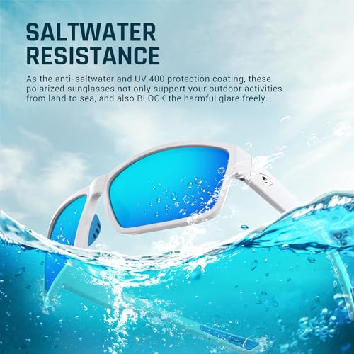 Image of TOREGE Polarized Sports Sunglasses for Men and Women Cycling Running Golf Fishing Sunglasses TR26