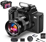 True 5K Digital Camera - 80MP WiFi Cameras for Photography - UHD Autofocus Vlogging Camera for YouTube 18X Zoom - One-Touch Macro Video Camara for Beginner with 4.0' Touch Screen, 32GB Card, Battery