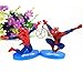 Superhero Spider-Man Figures 7 Piece Set,Birthday Present and Cake top Decoration