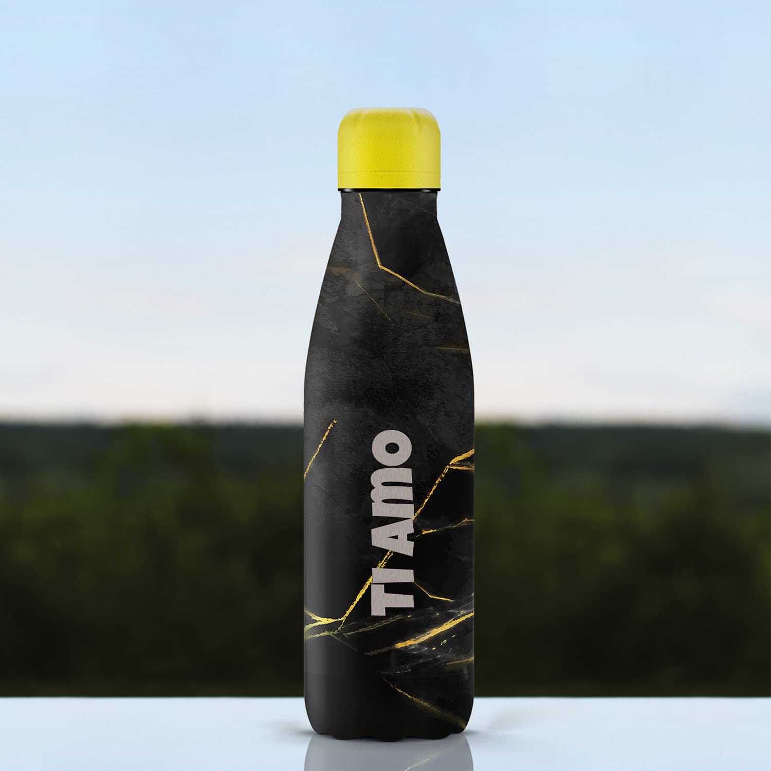 Borraccia Termica In Acciaio Inox 500 Ml The Steel Bottle - Incisione Laser, Doppia Parete, Senza Condensa