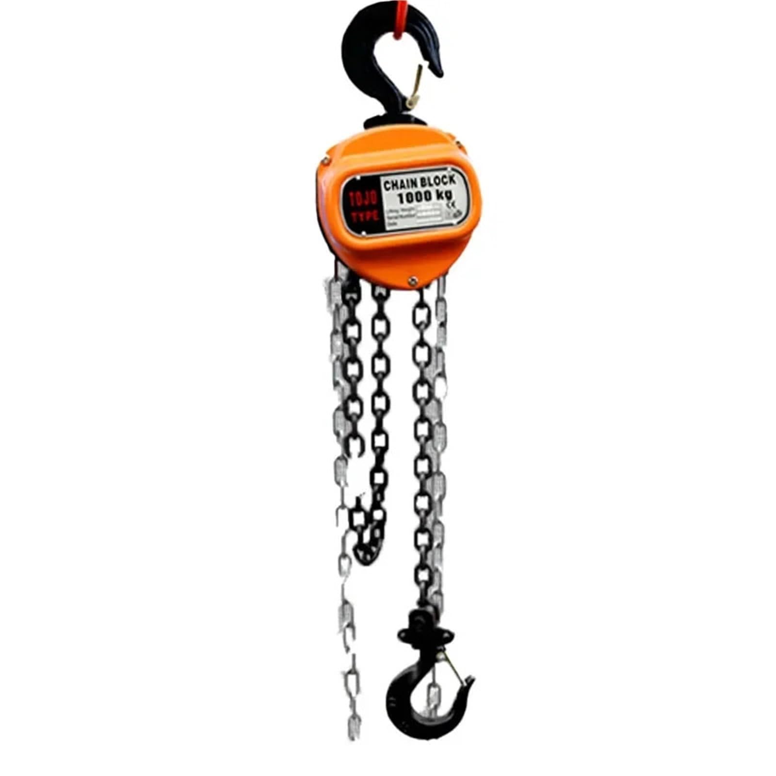 flaschenzug Dreieckiger Kettenzug, 1 Tonne, manuell, umgekehrte Kette, kleiner Kran, 3/6 Meter Hub, tragbarer manueller Hebelblock-Hebevorgang Elektrischer Hebezeug-Stützarm(1t 3M)