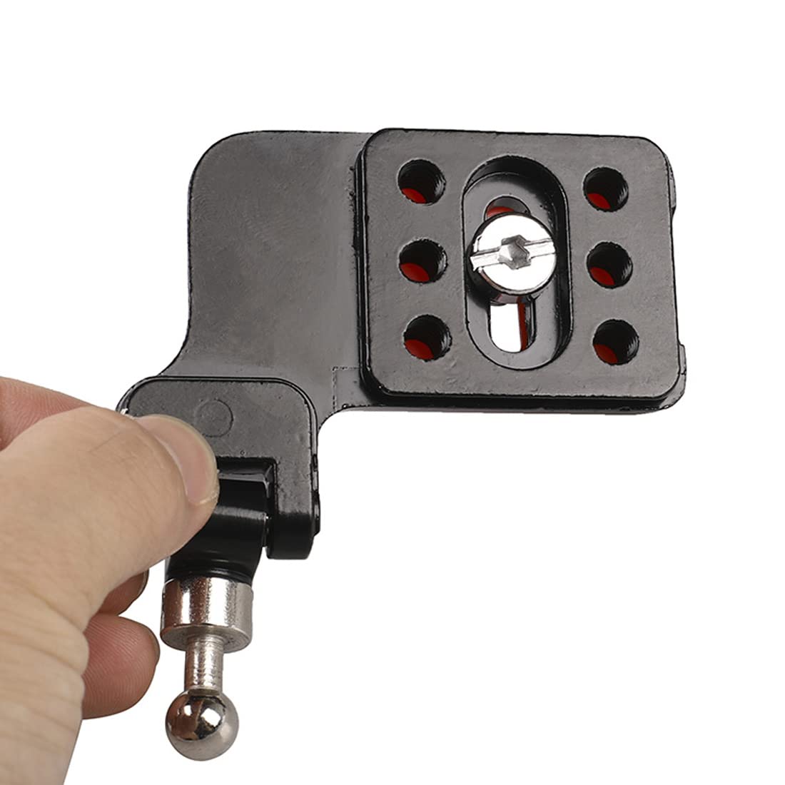 Accessorio Videocamera Universale Adattatore A Sgancio Rapido Per Treppiedi - Piastra Vite 1/4", Compatibile Con DSLR E Videocamere Attacco Rapido Fotocamera - Foto 3