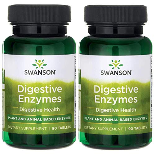 Swanson Digestive Enzymes 90 Tabs 2 Pack