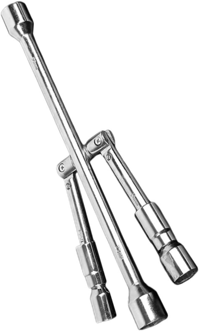 Lug Wrench Tire Repair Tool for Easy Lug Nut Removal Heavy Duty Construction Ergonomic Grip for Comfortable Use