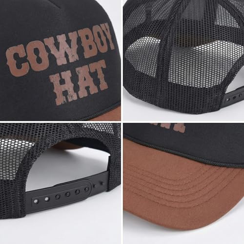 Image of Cowboy Hat Trucker Cap