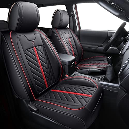 Tomatoman Car Seat Covers Compatible with Toyota Tacoma 2005-2026(Full Set)