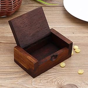 Vochtbestendige fijne vakmanschap tandenstoker houder niet giftig voor thuis houten