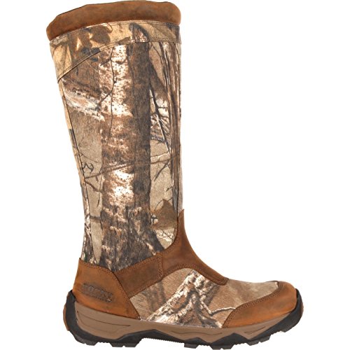 ROCKY Retraction Waterproof Side-Zip Snake Boot, Realtree Xtra, Size 10.5(M)