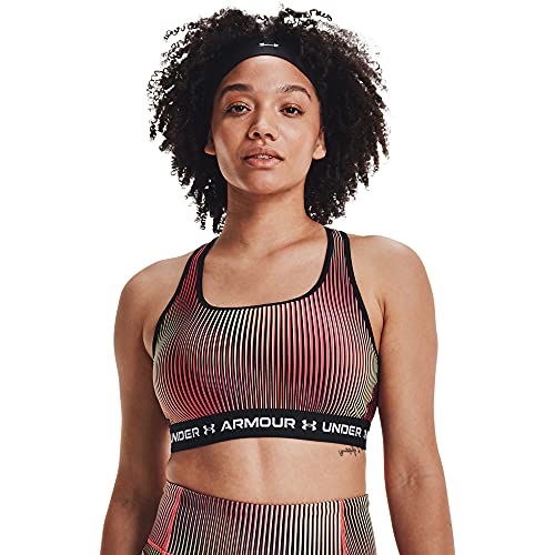 Image of Under Armour Crossback Mid Impact Heather Bra