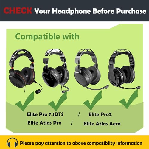 Coussinets pour Turtle Beach Elite Pro 2 confort premium en tissu - 2
