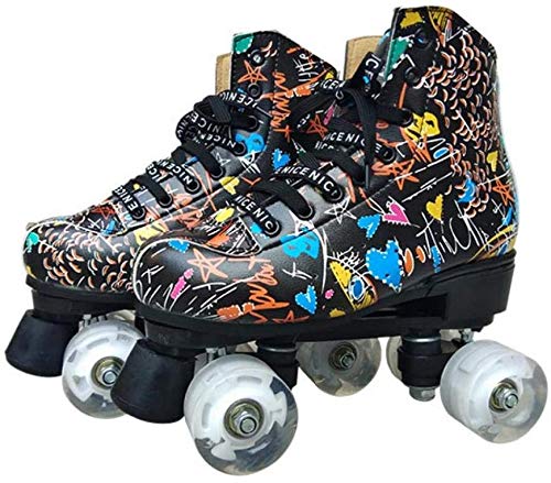Graffiti Printed Roller Skates - Image 5