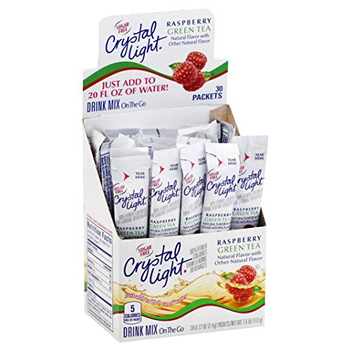 Kraft crystal light on the go raspberry green tea -- 12…