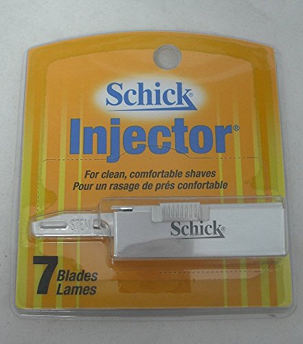 Schick Injector Plus Blade, Chrome, 7ct (6 Pack)