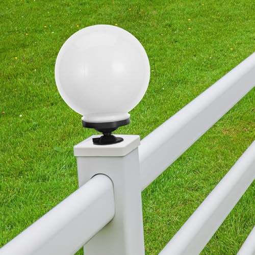 Globe lumineux extérieur blanc rond étanche pour éclairage applique de terrasse - 5
