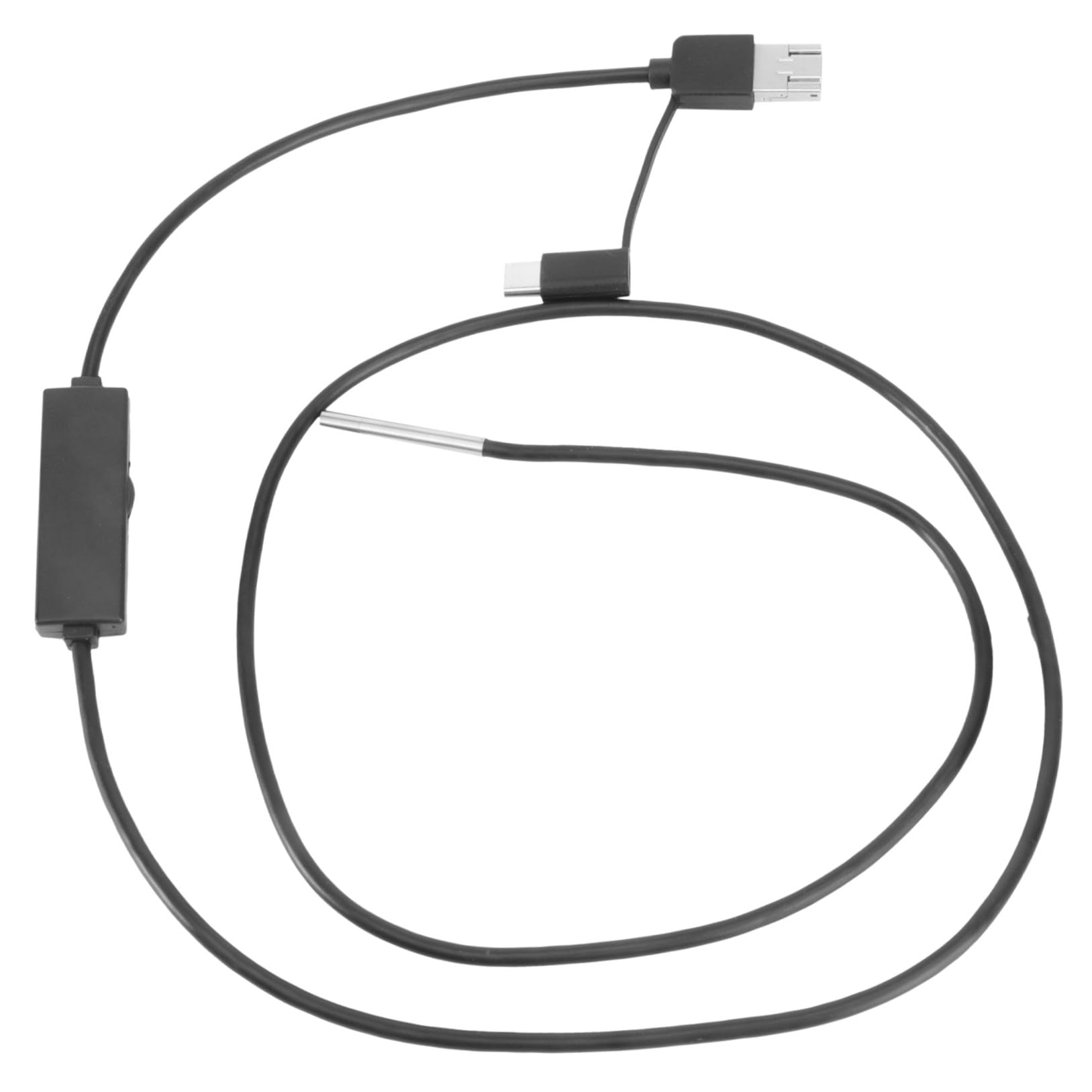 Endoscopio Digitale 720p per Smartphone e PC Luce LED e Cavo Flessibile da 3.9mm per Ispezioni Industriali