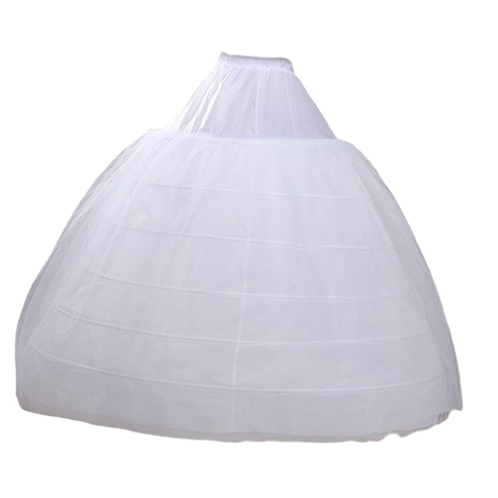 6 Reifrock aus Tüll, Unterrock für Damen, Krinoline, formt Kleider für besondere Anlässe, Vintage Kostüm, Tutu, Tüllunterrock