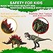 YAOASEN 27 Pack: Realistic Dinosaur Toy Figures Set, 3-7 Inch, Large Action Educational Toys for Toddlers, Kids, Boys & Girls