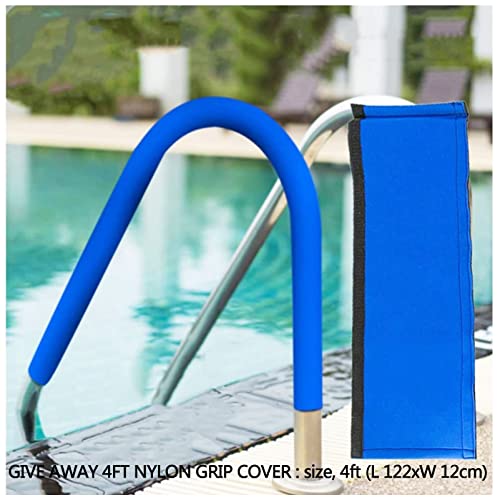 Escalera para piscina con 2 peldaños de acero inoxidable 304 miniatura 2
