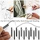 18 Stück quadratische komprimierte Kohlestifte komprimiert Graphit Material Sticks Graphitstifte Holzkohlestifte Set für Zeichnung Handwerk, Schattierung, Skizzieren, Anfänger, Zeichnung Klasse Kinder