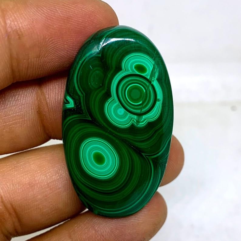 Pierre de malachite pour fabriquer soi-même un collier ou une bague d'exception - 6