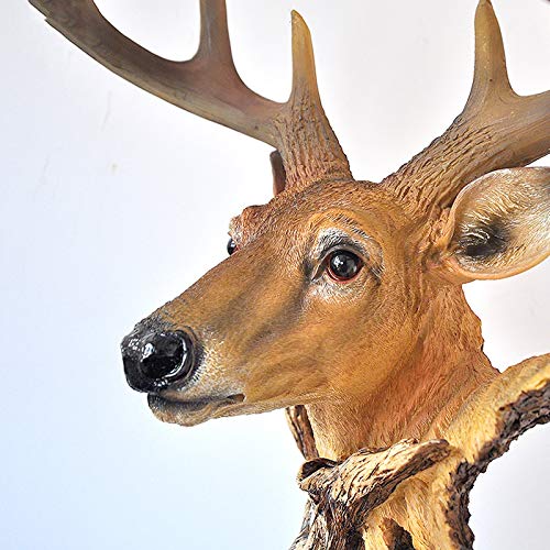 Décoration de bureau tête de cerf moderne en résine pour maison