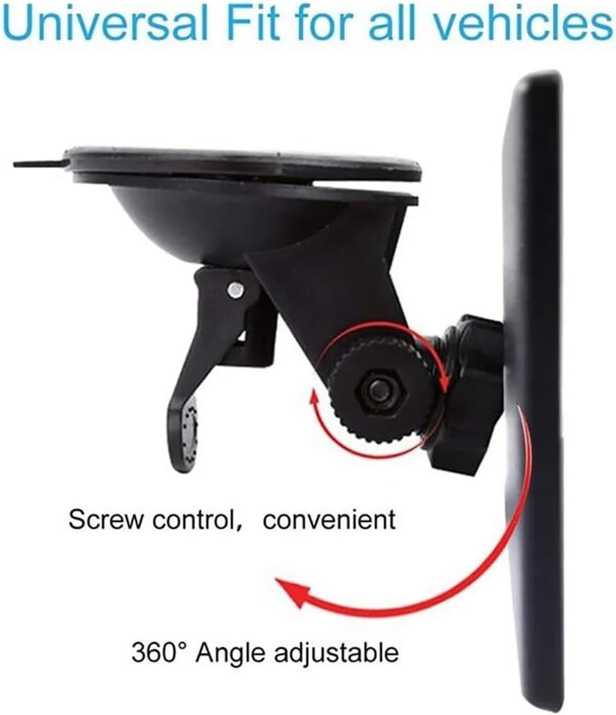 Rear View Mirror Car Truck Mirror Anti-glare Universal Interior Rear View Mirror Wide Flat Interior Rear View Rearview Mirror With Suction Cup Car Rearview Mirror