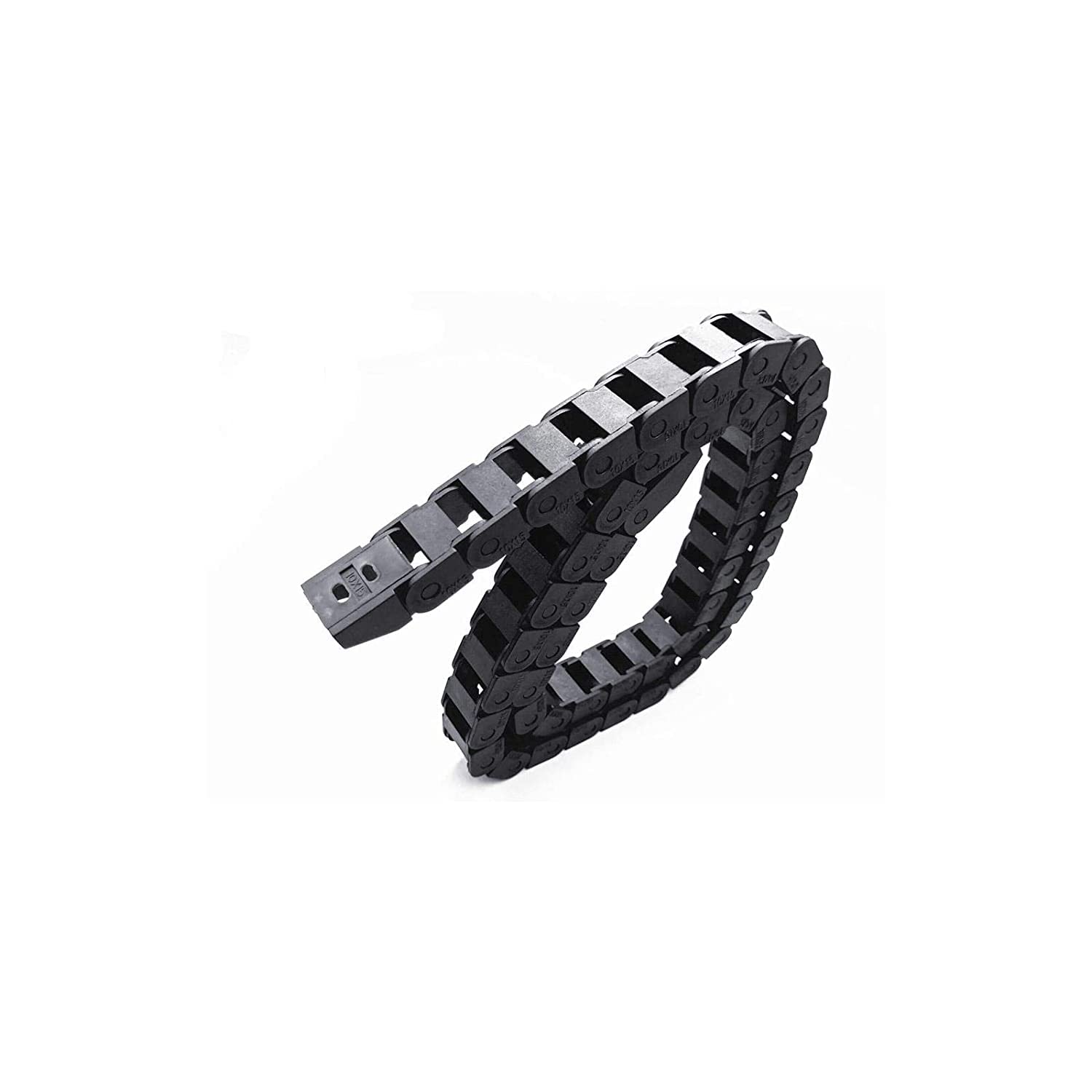 39.3 Inch Carrier Drag Chain Cable Wire R18 10x15mm (Inn H X W) Plastic - View #3