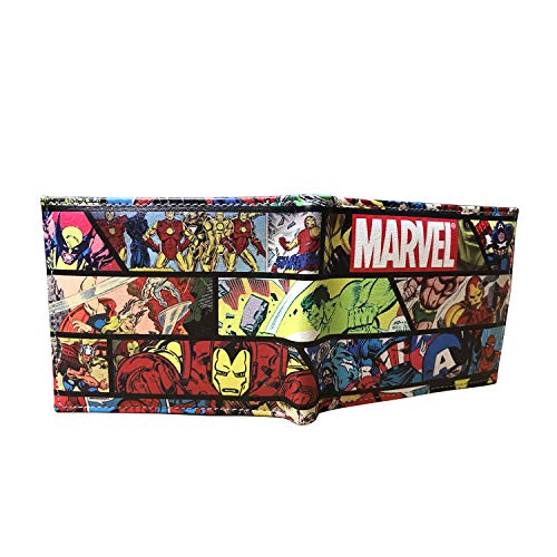 Superhero Pvc Material Bifold Wallet (Superhero Comics Edition) #TOP2