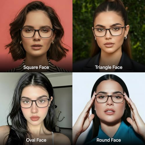 Image of LENSKART BLU | Zero Power Blue Cut Computer Glasses | Anti Glare, Lightweight & Blocks Harmful Rays | 100% UV Protected | Full Rim Rectangular | For Men & Women | Medium | LB E13527
