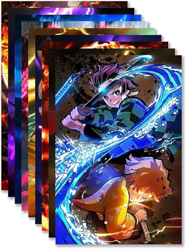 Image of Posternet Anime Style Poster Set for Wall Decoration Set of 10 | HD Printed Aesthetic Action Wall Art | Premium Glossy Finish Posters for Bedroom, Gaming Room & Living Space