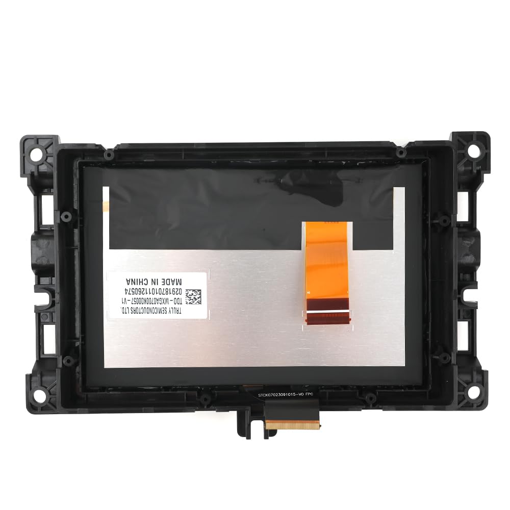 LADYSON Schermo LCD per TDO-WXGA0700K00033-V2 TDO-WXGA0700K00057-V1, schermo LCD da 7 pollici compatibile con touch screen 2017-2020 per Jeep Compass Radio Navigation Monitor di ricambio con telaio