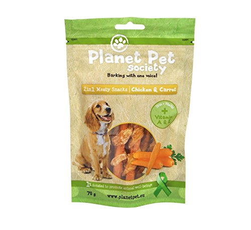 Planet Pet Snack Frutas Pollo y Zanahoria 70gr