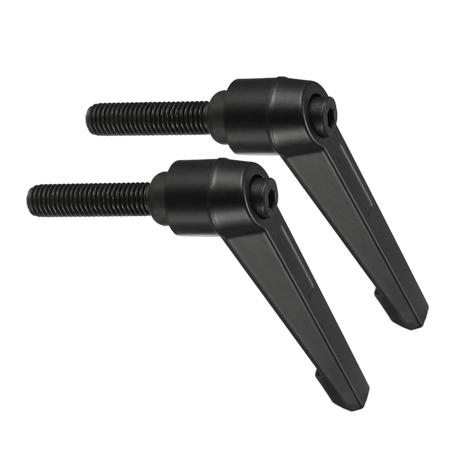 Clamping Lever Handles, M10 x 40mm Male Thread, Adjustable Quick Release Locking Rotating Bolt Knobs Black - (Applications: for Lathe Machinery), 2-Pieces
