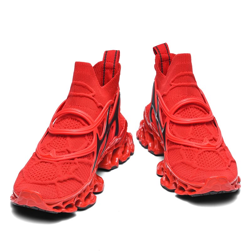 Image of Men's Sneakers for Men Shoes Blade Tennis Mens Trail Running Athletic Fashion Shoe Man Black White Brown Blue Orange Size Basketball Runner