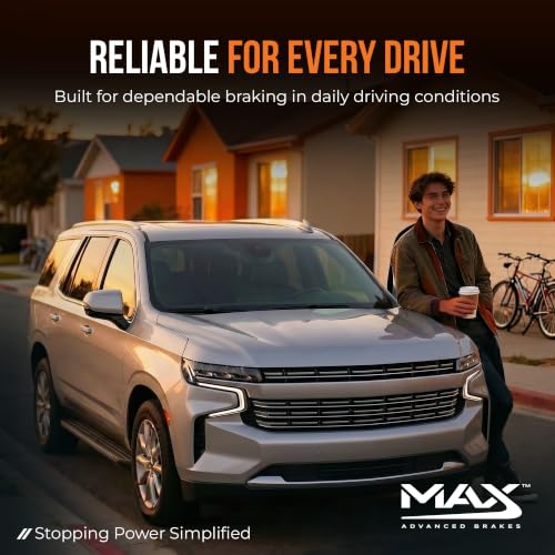 Image of Max Advanced Brakes Front & Rear Brake Kit For Chevrolet Silverado 1500