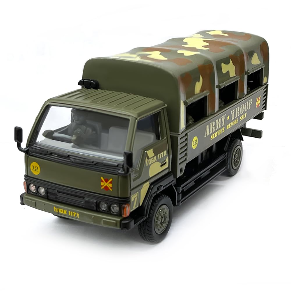 Centy Army Troop Carrier Pull Back Toy Truck for 3Y+ Multi Colour-image-19