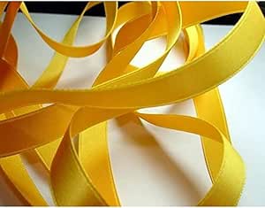 Ruban Satin Luxe Largeur 6 Mm Double Face Coloris Bleu Longueur 3 Mètres