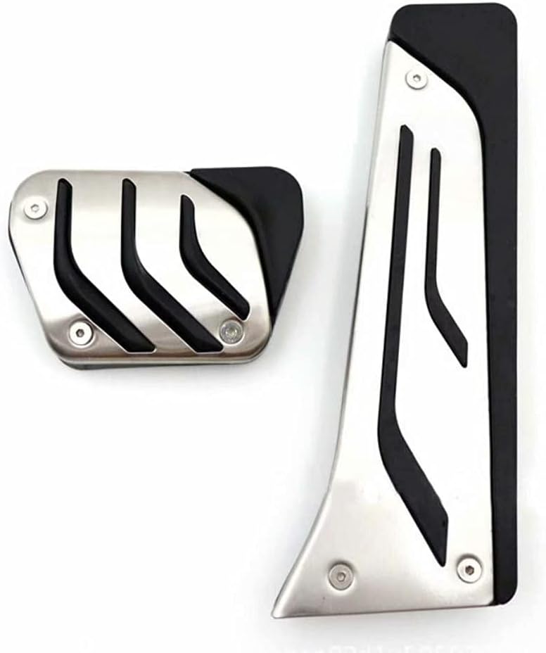 AT stainless steel Foot Pedal For BMW X5 G05 X6 G06 2019 2020 LHD Accelerator Gas Fuel Brake Pedal Rest Pedal Pads Mats Cover Accessories