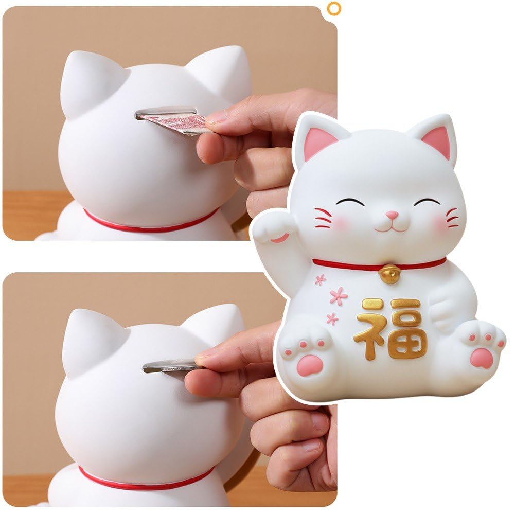 Amazon.co.jp: 貯金箱 かわいい 招き猫 貯金ボックス ストレージボック