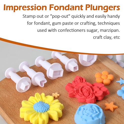 35 Pcs Mini Cookie Cutters Set, Small Cookie Cutter for Fondant Tools & Clay Cutters, Fondant Molds & Stamps (Heart Star Circle Square Prism Triangle Hexagon Rectangle Oval)