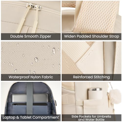 School Bag for Women Girls,Laptop Backpack for College Students Secondary School Bags Book Bag Back Pack,Mochilas Mujer Morrales Escuela3