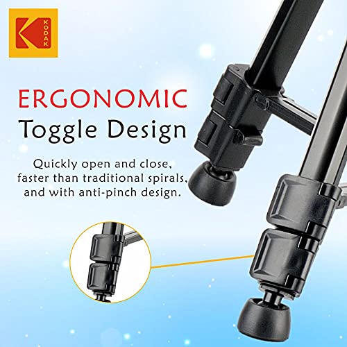 Kodak T215 Tripod (66.9 Inch)(170cm) Professional Aluminum Tripod for DSLR Camera and Mobile Phone | amazinggiftidea-com