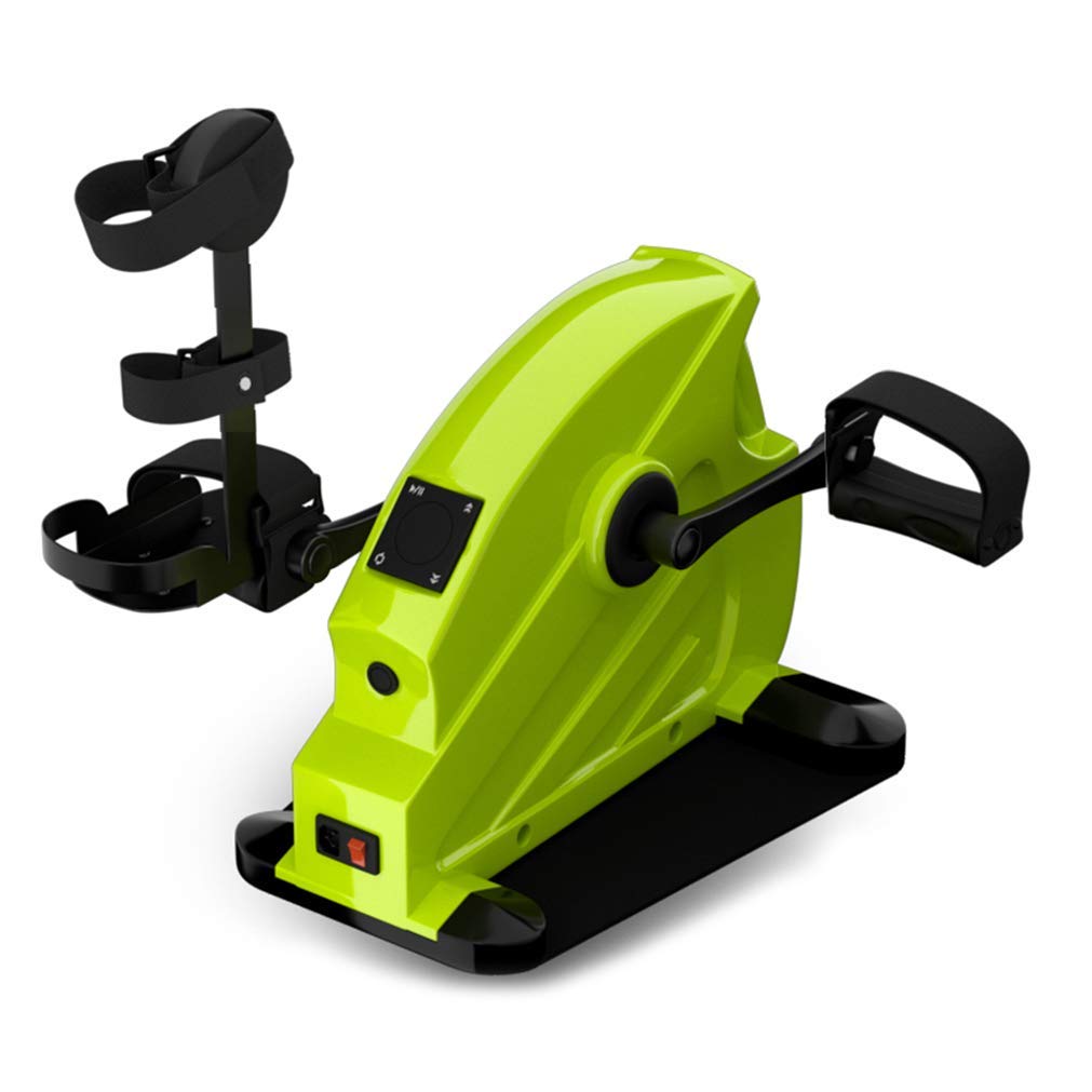 Samnuerly Pedal Rehabilitation Bike,Portable Mini Pedal Trainer,Under Desk Leg Arm Recovery Exerciser Cardio Training with Adjustable Resistance (C)
