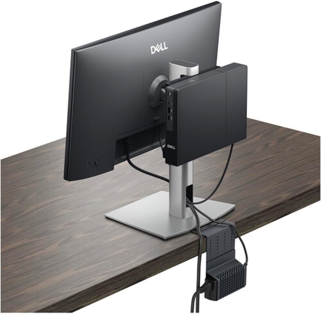 Dell Pro Micro QCM1250 Desktop Computer (Next-Gen OptiPlex), 14th Gen i5-14500T (Up to 4.8GHz), 16GB DDR5 RAM, 256GB PCIe SSD + 250GB External Drive, USB-C, Wi-Fi, Wireless KB&M, Windows 11 Pro