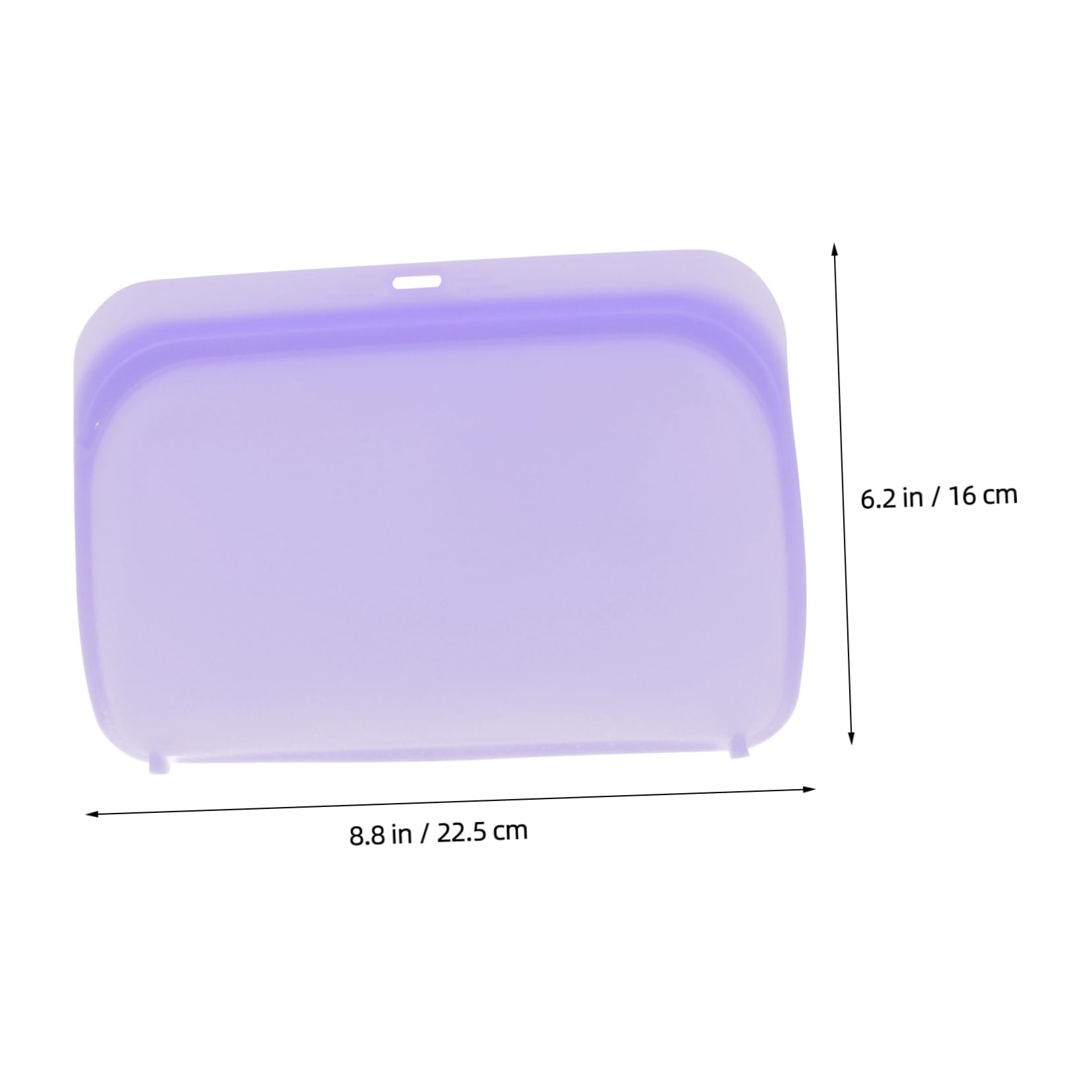 HOLIDYOYO Silicone Snack Bags Reusable 580ml Storage Pouch Microwave Safe Organize Your Food