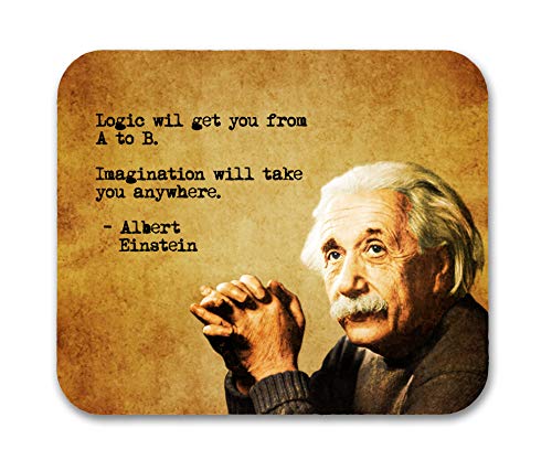 Neurons Not Included Albert Einstein Quote Mouse Pad cover