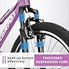 Ecarpat 26 Inch Mountain Bike, V Brakes 21 Speeds Women Mens Bike, Steel Frame and Suspension Fork, Adult and Teens Sport Bicycle for Urban Trail Snow Commuter Purple #4