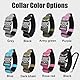 AKOFIC Taktisches Hundehalsband mit Griff, Breites Halsband Hund Gepolstert aus Nylon, Verstellbar Robuster Dog Collar mit Metallschnalle für Mittlere Große Hunde (Lila, L)