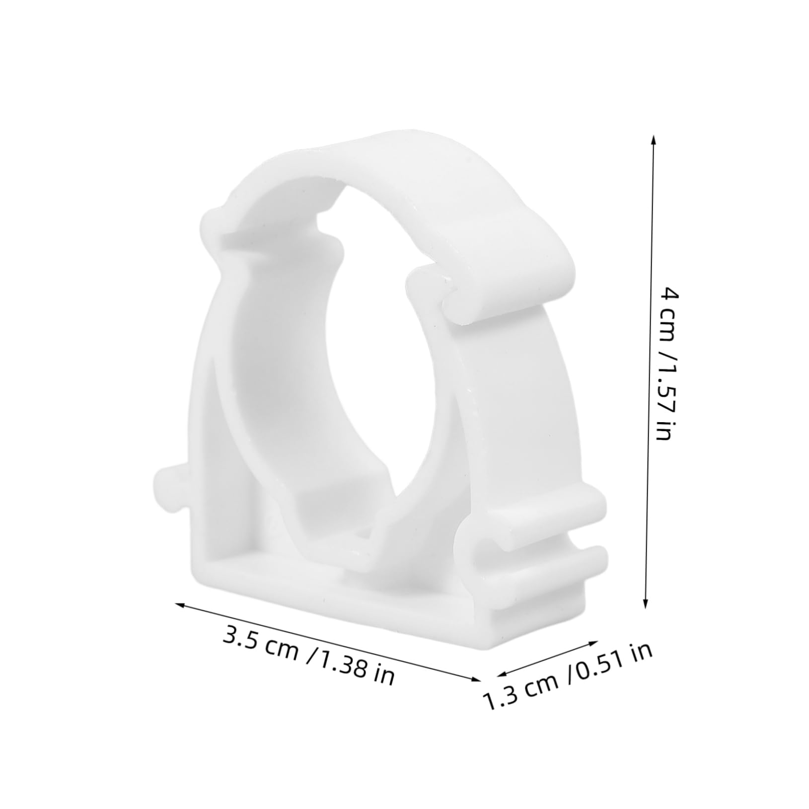 Unomor 20mm Pvc Pipe Clamps 35pcs Set Versatile Wall Mount Basement Pipe Stand Repair Clamp Leak Repair Ceiling Mount Bracket